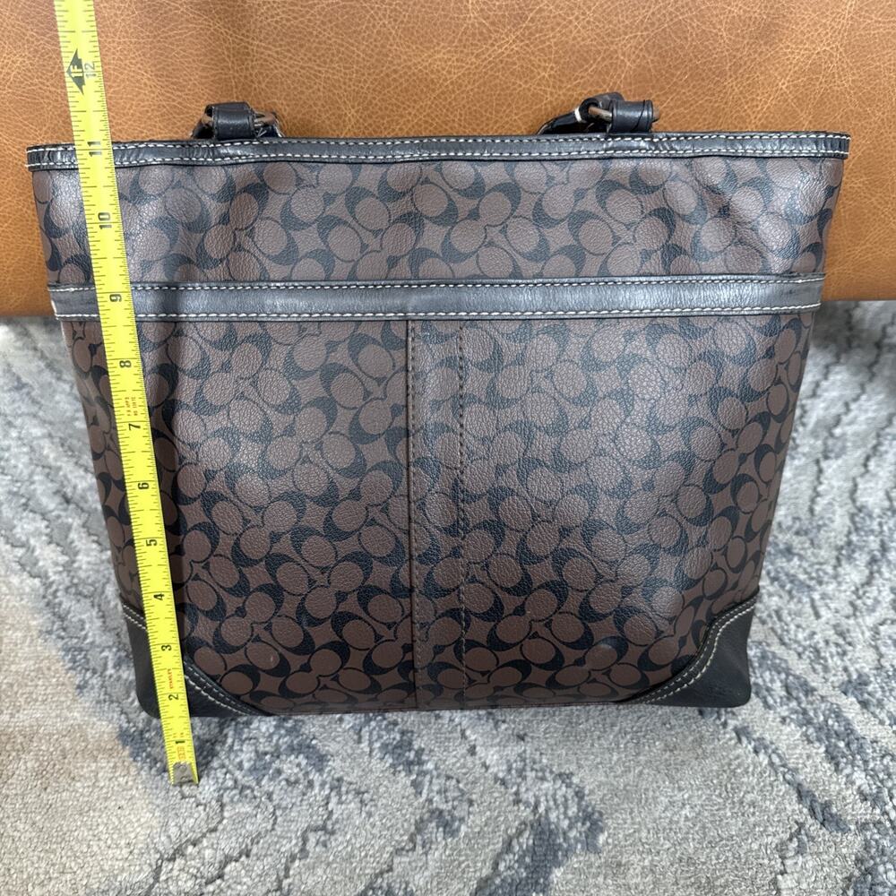 Coach Chelsea Multifunction Carry-All Bag Brown Flaws Q - Picture 4 of 15